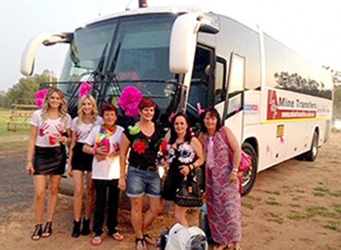 Bras give Bluff fundraising night a big lift